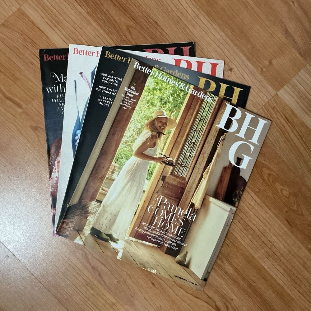 Better Homes & Gardens Set of 4 Magazines 2024 Sept - Dec Halloween